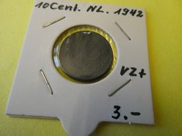 Niederlande 1942, 10 Cent