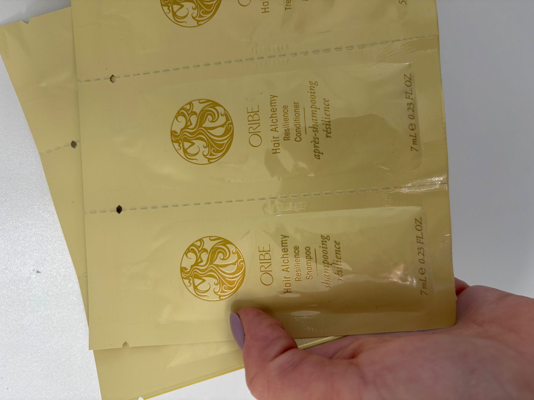 Oribe Prodotti per capelli: ORIBE Hair Alchemy Samples 2Stk. – Nuovo e nell'imballaggio originale da Zürich venduto da deruja 4
