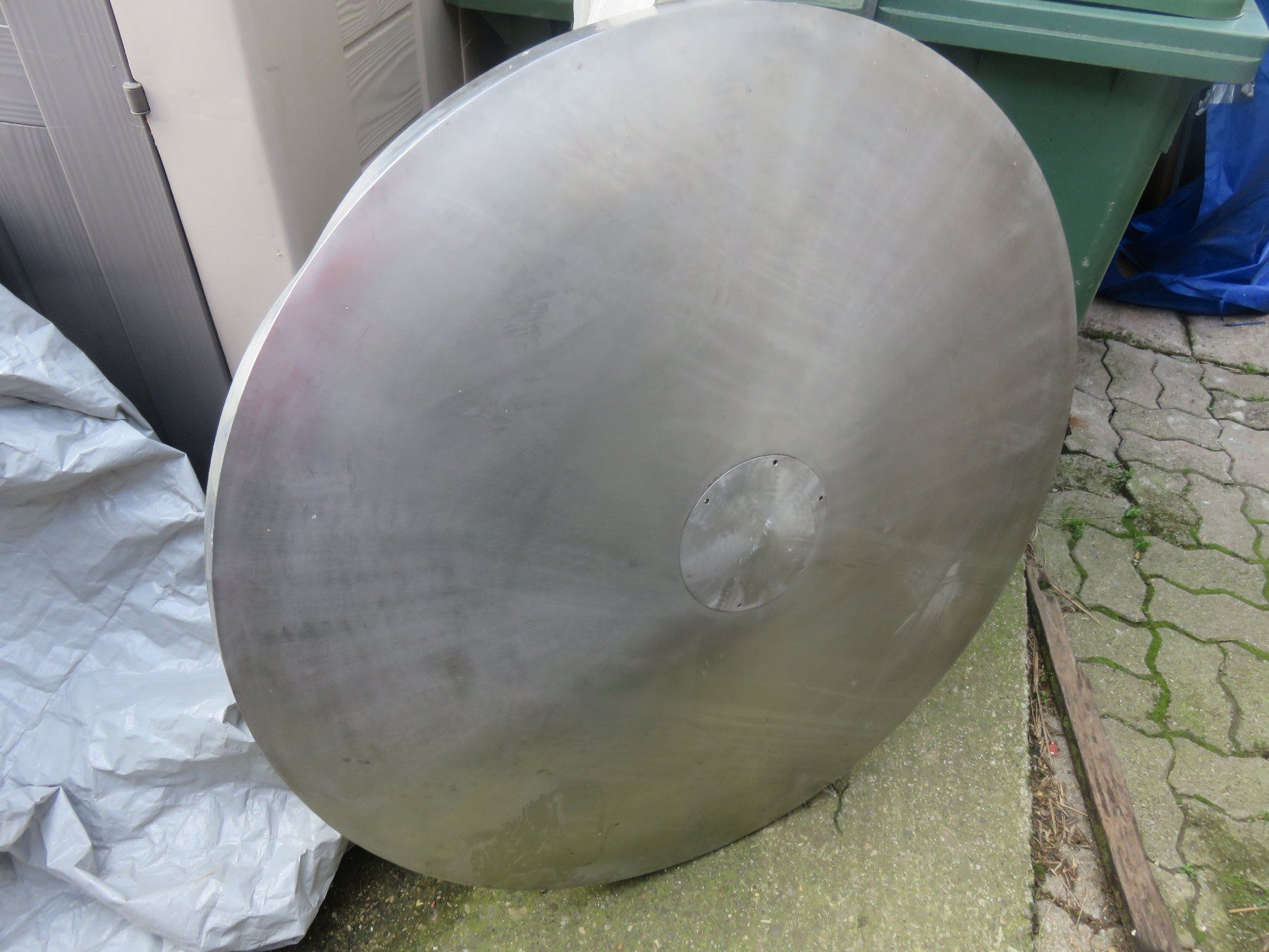 Bracieri: INOX🤩Deckel oder Feuerschale 120cm ohne Alu Ring- Beispiel – Usato da Schötz venduto da Vulkan2 5