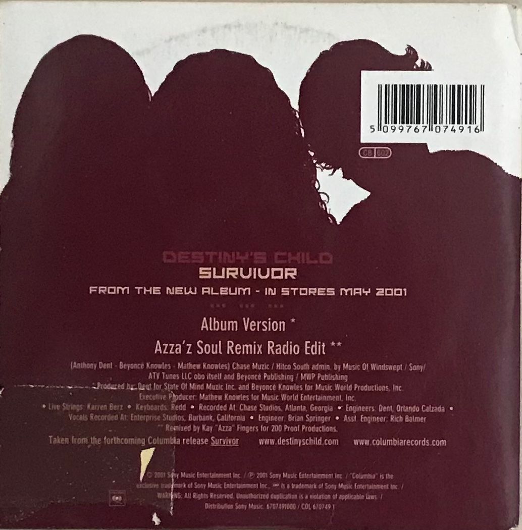 CDs: DESTINY’S CHILD - SURVIVOR - CD – Gebraucht aus Bussigny von vinyl-pas-cher 1