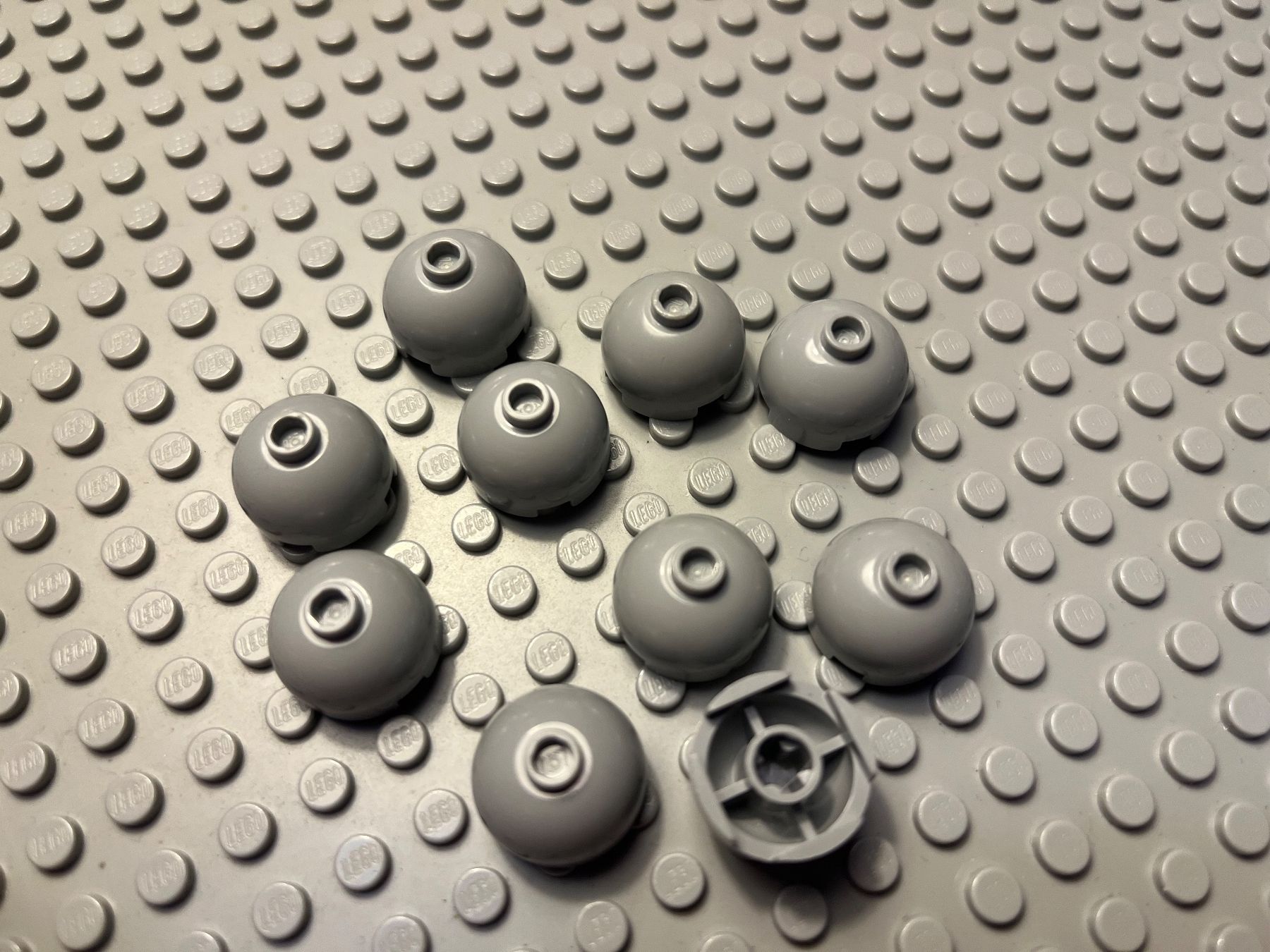 Lego Baukästen: Lego 18x Kuppel (3262) hellgrau – Gebraucht aus Basel von Swi-7621