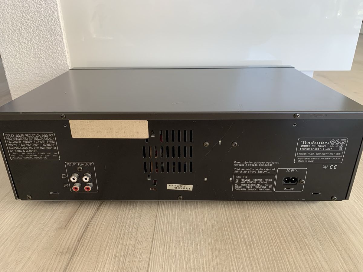 Technics Registratori: Technics RS-TR575 Tape Deck #3 – Usato da Fraubrunnen venduto da Hypernova 2