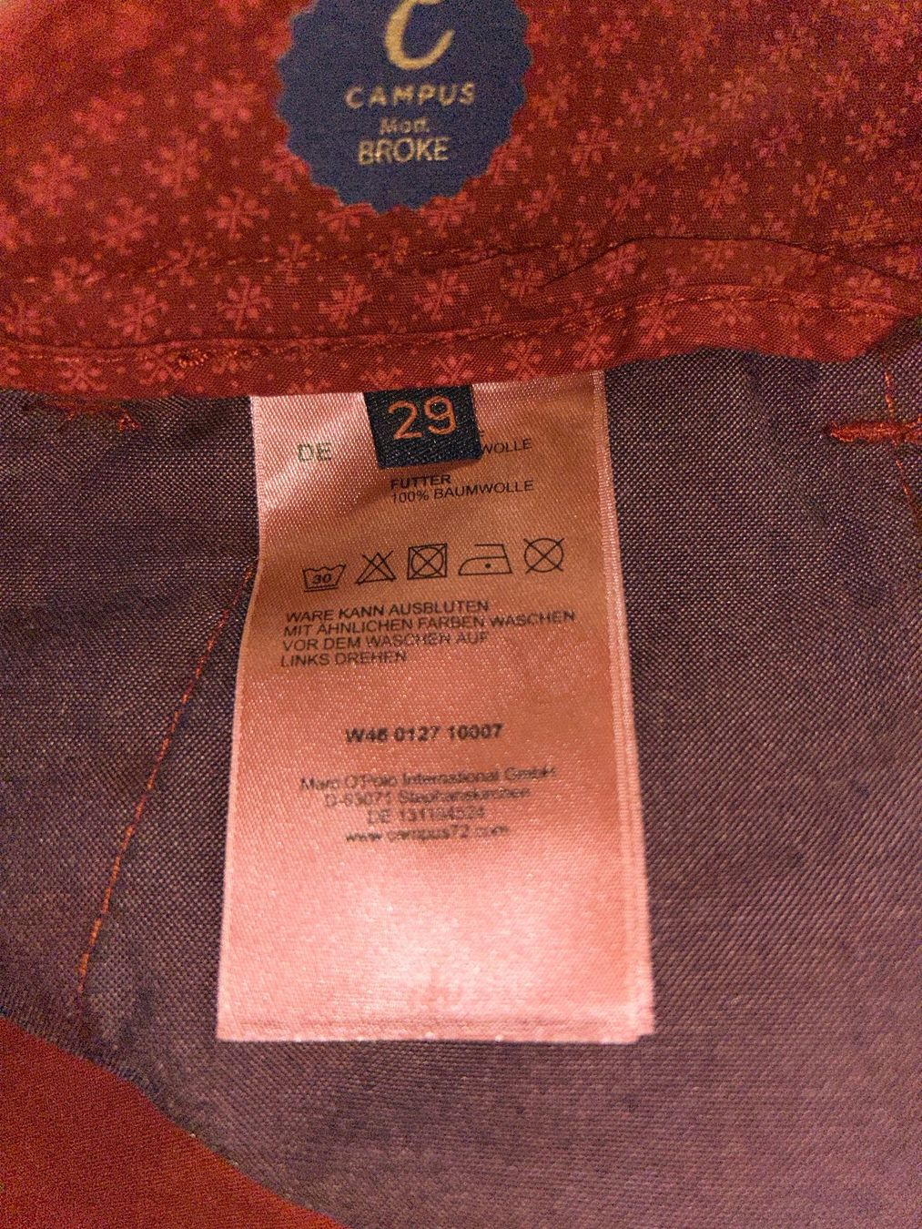 Pantalons: Hose rostrot – D'occasion à Zumikon par Uranus88 1