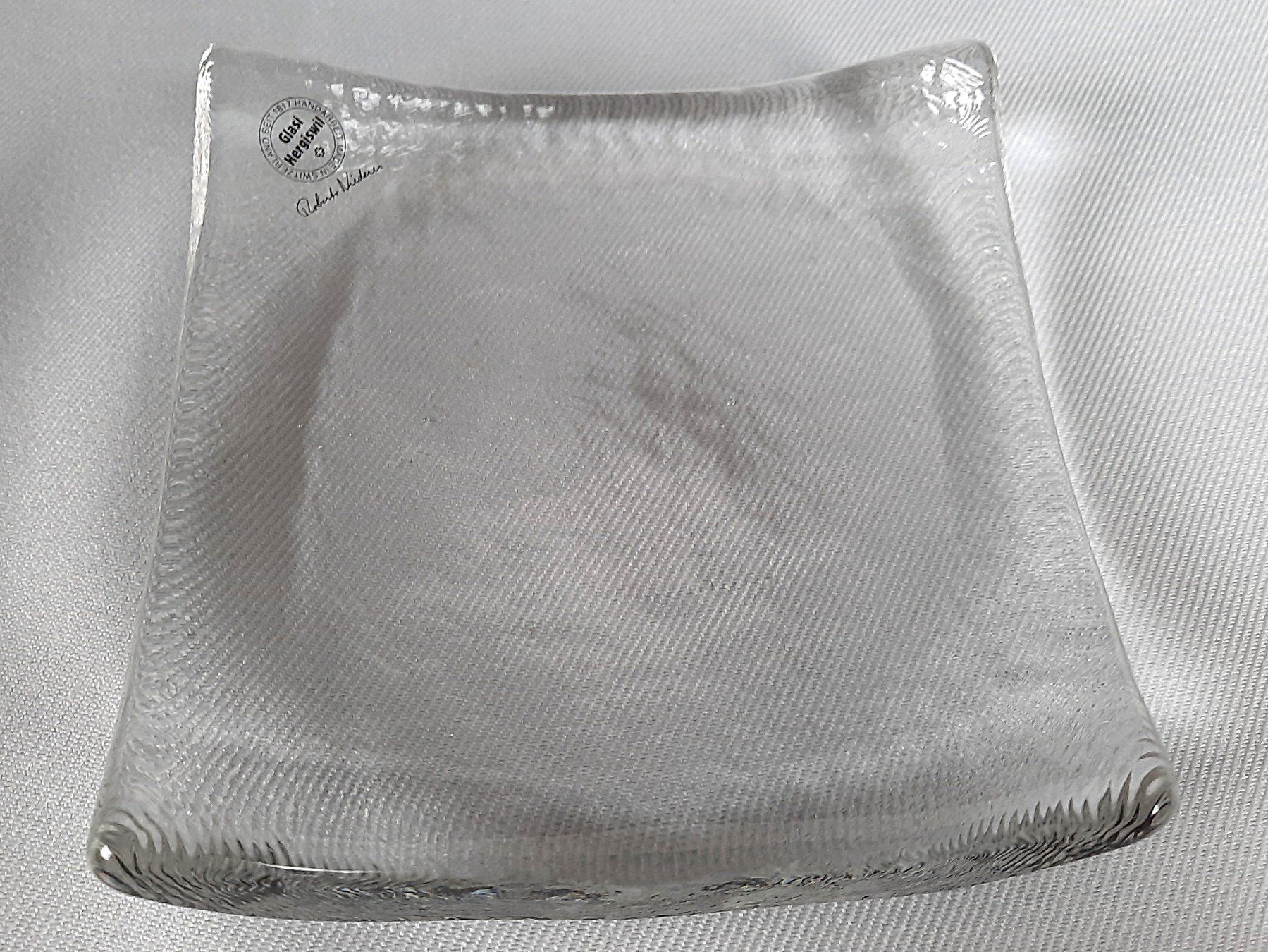 Glasi Hergiswil Piatti di portata: GLASI HERGISWIL Schale 11x11cm – Usato da Beinwil am See venduto da Restwert_Beinwil