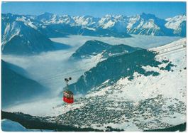 Verbier mit Luftseilbahn Attelas
