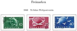 1949 Frei- & Werbemarken ZNr. 294-296 gestempelt ʘ KP 16.-