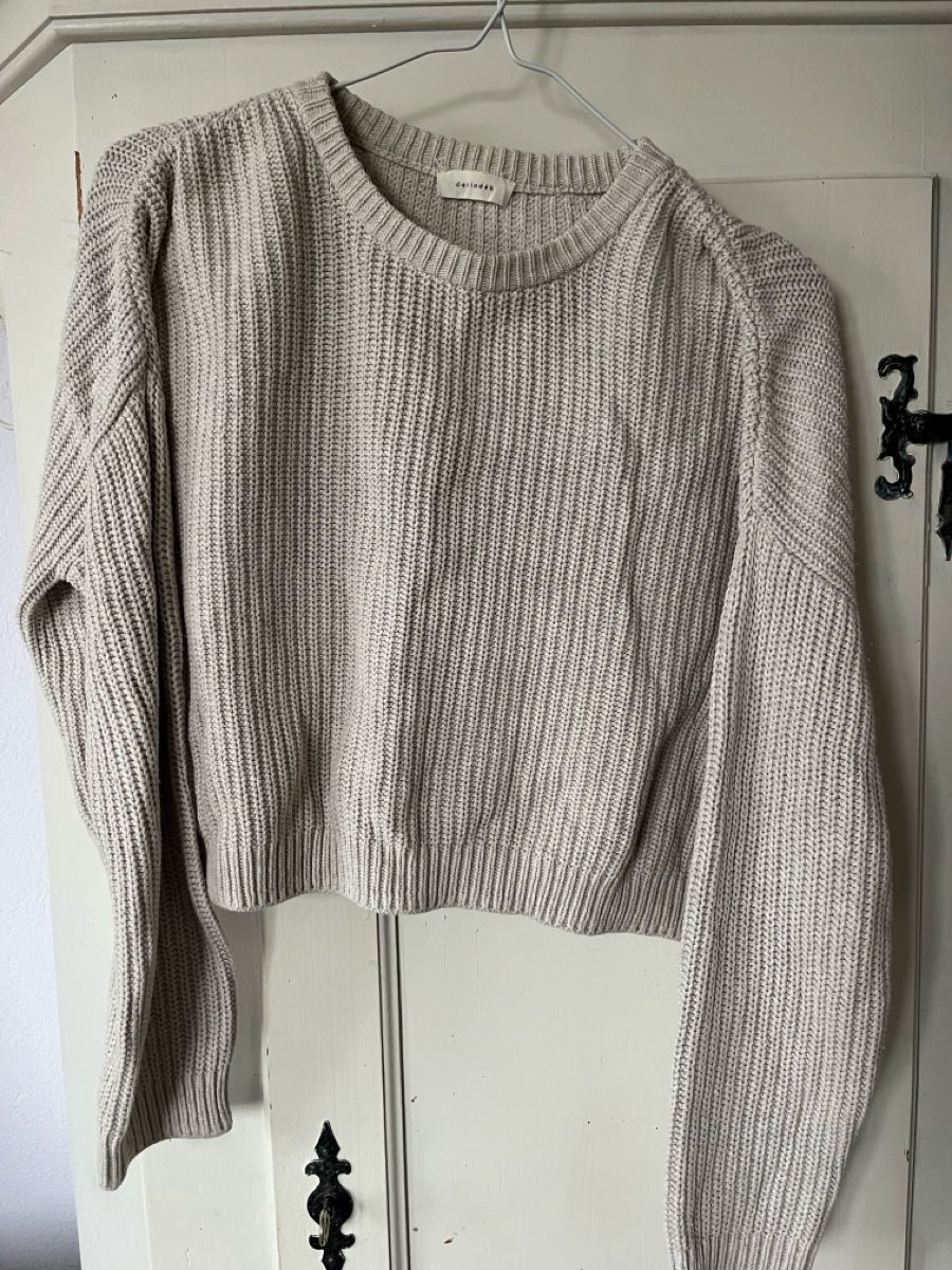 Pulls & Sweat-shirts: dariadéh Pullover cropped beige grob gestrickt – D'occasion à Winterthur par Hopesfall