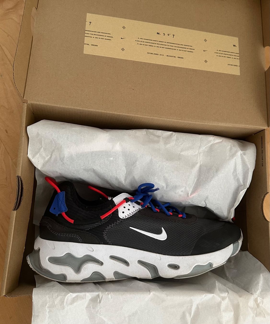 Nike Scarpe da uomo: Nike React Live Anthracite Gr.45 – Nuovo (secondo la descrizione) da Oensingen venduto da dorian07 7