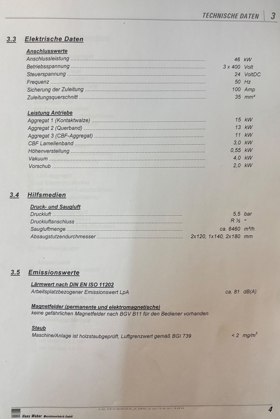 Smerigliatrici & Lucidatrici: Weber Breitbandschleifmaschine LCE 1350 – Usato da Mosnang venduto da TrunigerAG 5