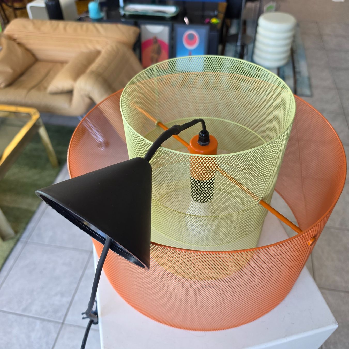 Lampadari & plafoniere: Drahtgitter Designerlampe Hängelampe Deckenleuchte – Usato da Nottwil venduto da Wondewa-Shop 1