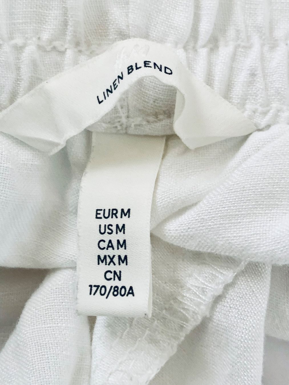 Pantaloni: Leinen Hose, Gr. M, weiss – Usato da Bern venduto da Flora.Sonea 2
