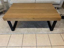 Table basse IKEA TARSELE – Bois et métal noir