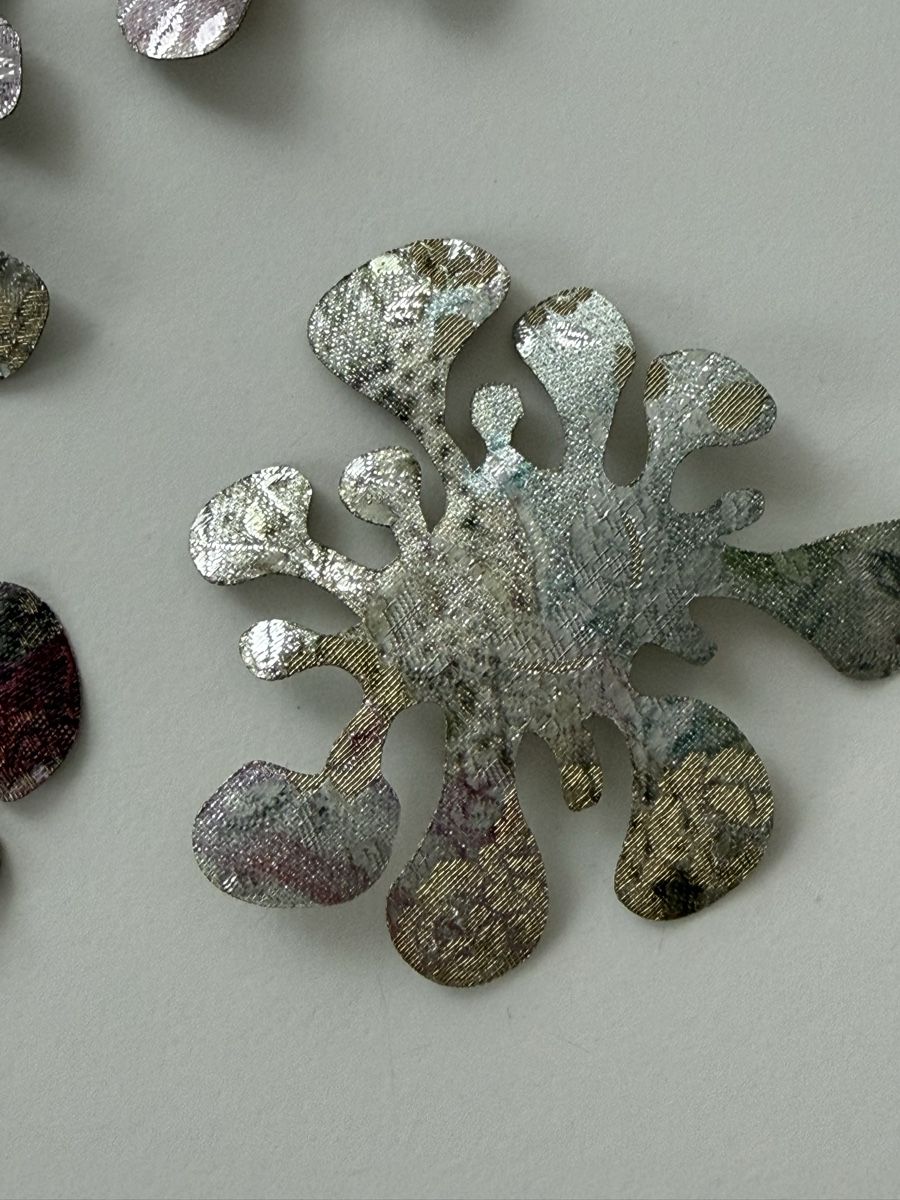 Tessuti: Brokatblumen von Jakob Schlaepfer – Nuovo (secondo la descrizione) da Winterthur venduto da tat_ky5h 2