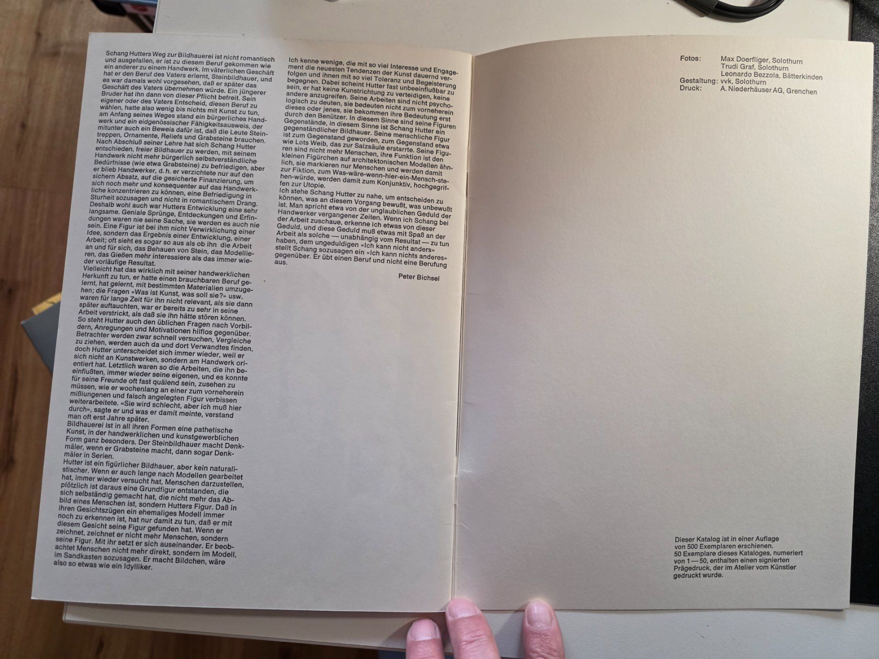Libri: Schang Hutter - Figuren Solothurn 1973 - Kunst Katalog – Usato da Walterswil BE venduto da Lonitti 2