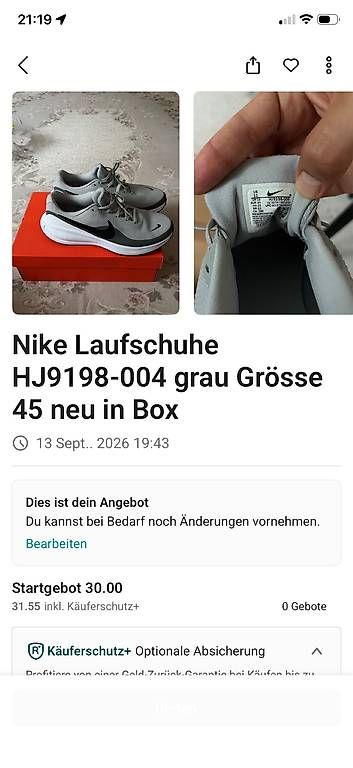 Scarpe da uomo: Nike Schuhe Gr 45  – Nuovo e nell'imballaggio originale da Luzern venduto da rko_r8jd