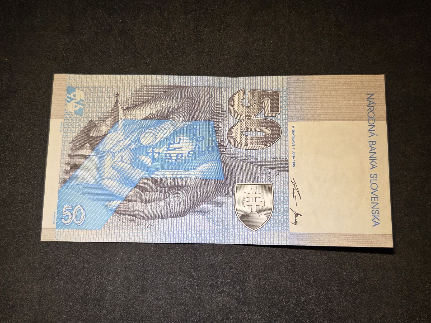 Banconote: 50 Kronen - Slowakei - 1995 – Usato da Geroldswil venduto da Antica01 1