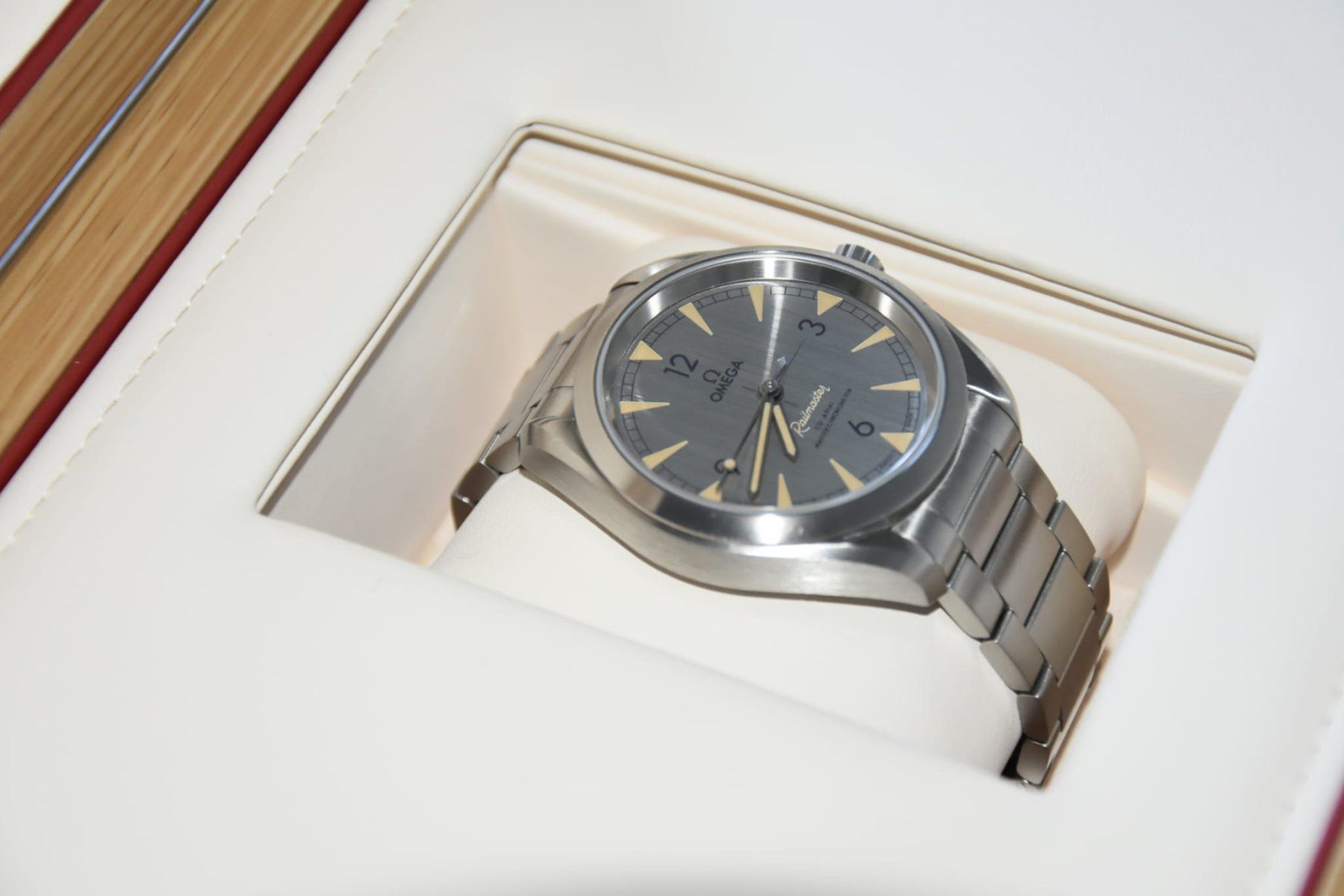 Omega Orologi: Omega Railmaster acier cadran gris 40mm – Usato da Biel/Bienne venduto da finsyl 1