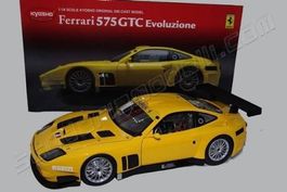 Kyosho Ferrari 575 GTC Evoluzione gelb 1:18 mit OVP