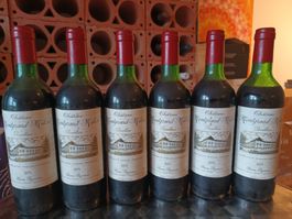 6 Fl. Château Montgrand-Milon, Pauillac AC, Jg. 1975