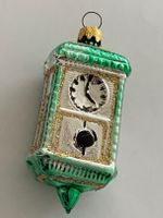 Christbaumschmuck Christbaumkugel Wanduhr Uhr Glas