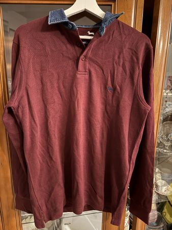 Harmont & Blaine polo bordeaux, taglia L, come nuovo.