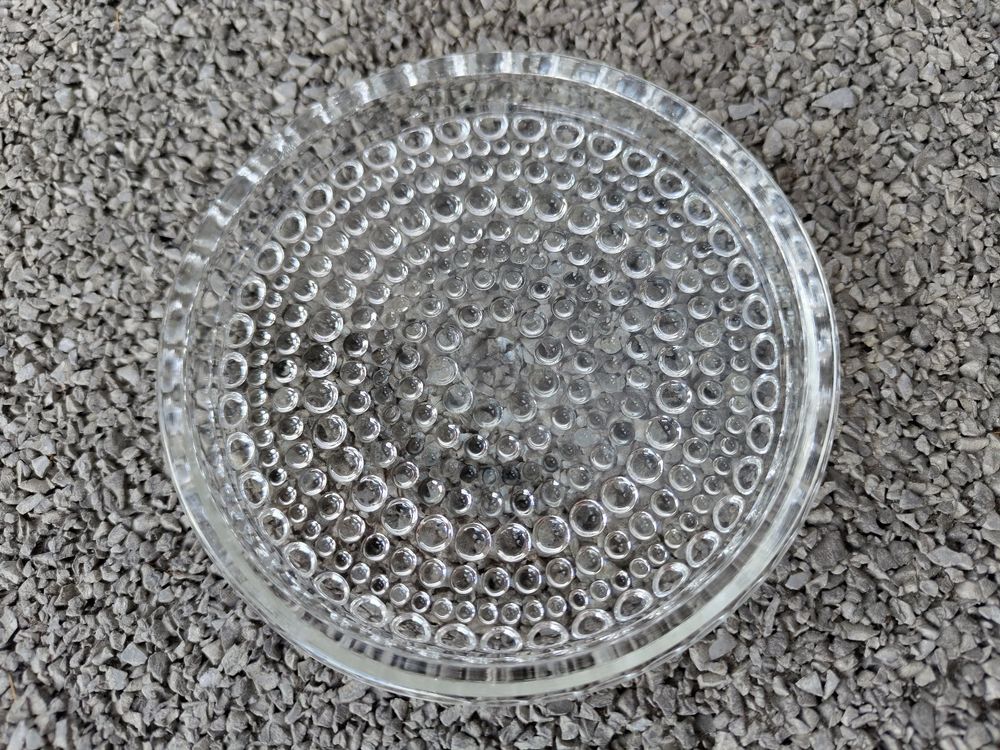 Iittala Kastehelmi - Portacandela in vetro, 64 mm, colore: Marrone