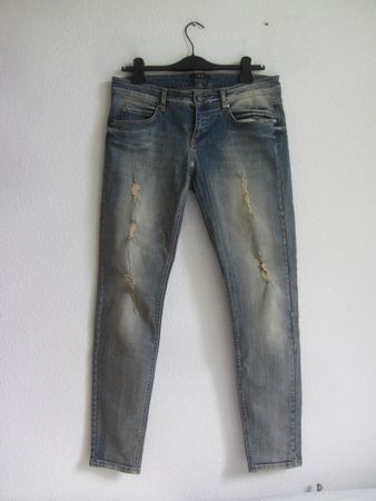 SET - Destroyed Jeans blau 40