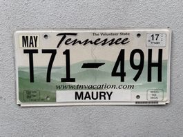 🇺🇸US Nummernschild Tennessee # Landschaftsgrafik #🇺🇸