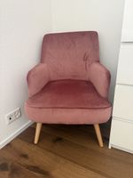 Rosé Designer Sessel – nie gebraucht