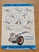Original Prospekt Grunder 3GU Einachser, Traktor