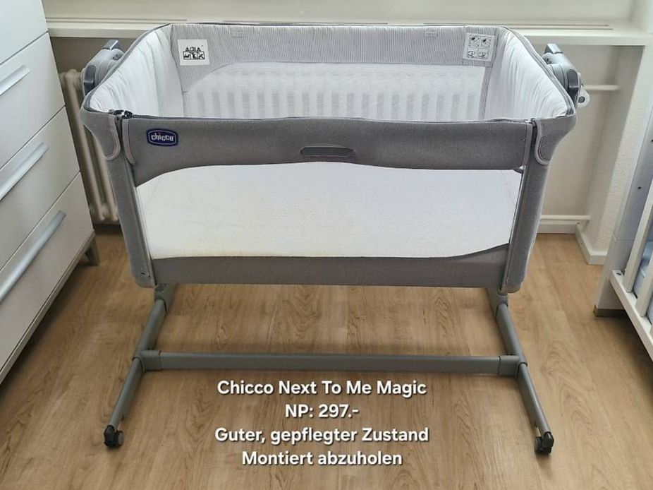 Chicco Betten: ✨️ Chicco Next2me Magic grau ✨️ – Gebraucht aus Forch von nadinepalermo