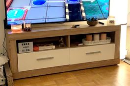 Modernes TV-Möbel Set (TV-Board + 2 Wandregale)