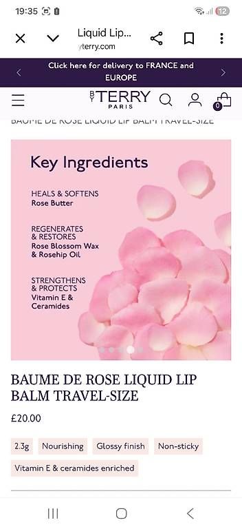 Make-up: Pflegende LipBalm von TERRY – Nuovo e nell'imballaggio originale da Uerkheim venduto da Pod23 4