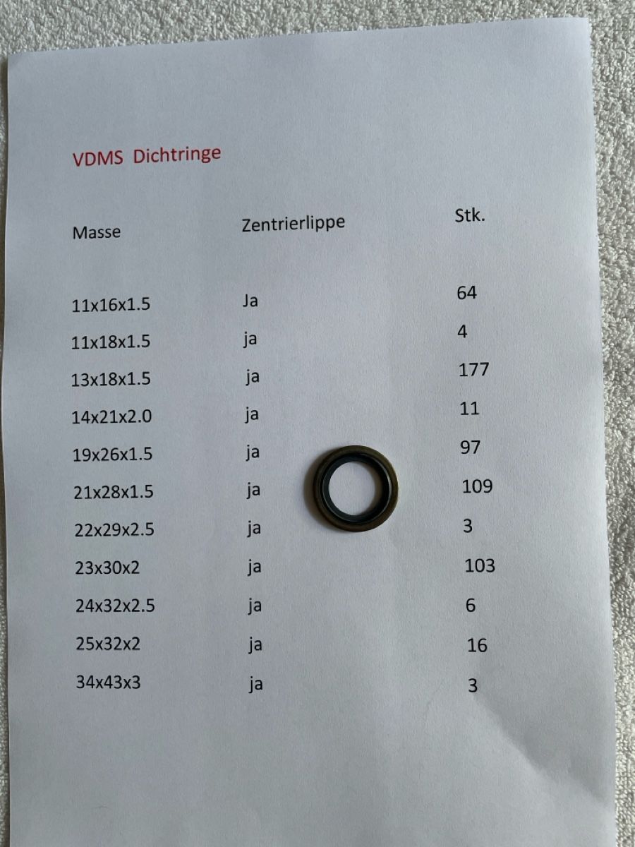 Sanitari: Kupfer Dichtringe Flach und Rund Sortiment neu – Nuovo (secondo la descrizione) da Winterthur venduto da minusch777 5