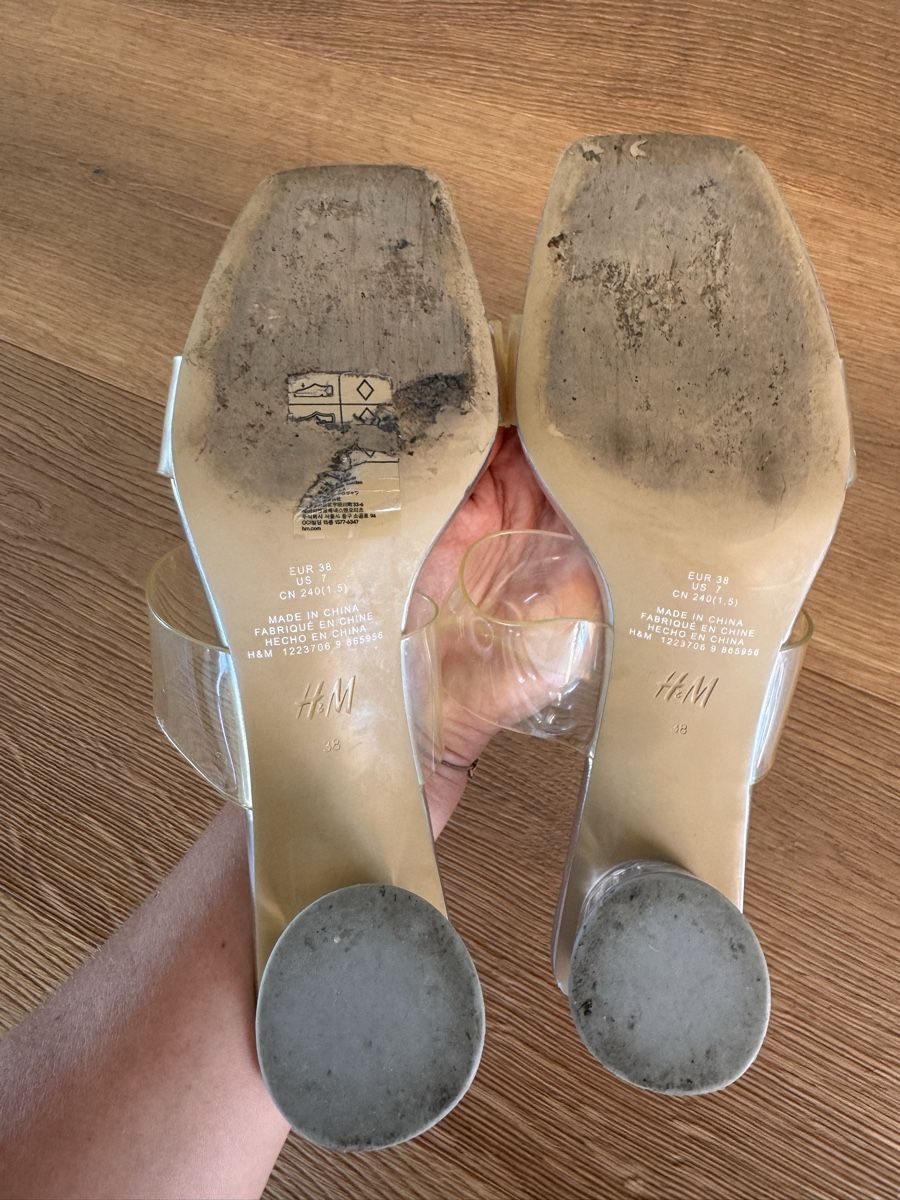 H&M Scarpe da donna: H&M Transparente Mules Gr.S – Usato da Altendorf venduto da PiaLang 6