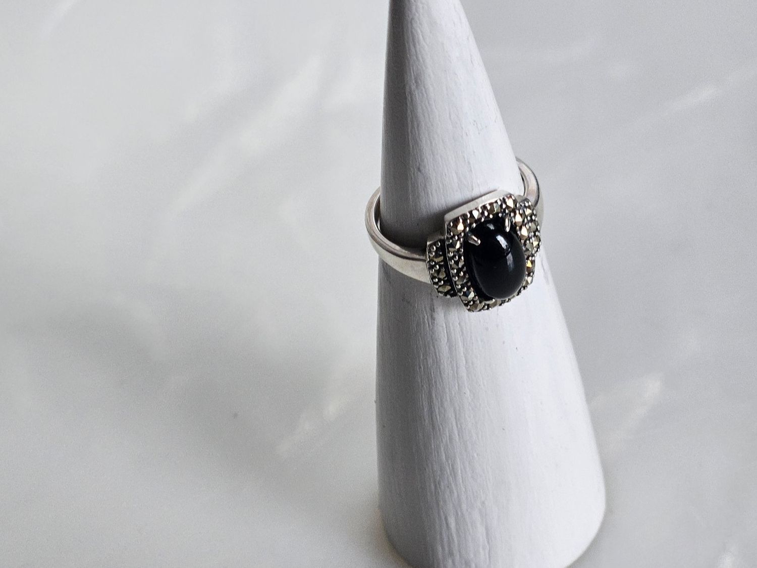 Anelli: Ring aus Silber mit Onix Grösse 54 – Nuovo (secondo la descrizione) da Winterthur venduto da ste_tcx5 2