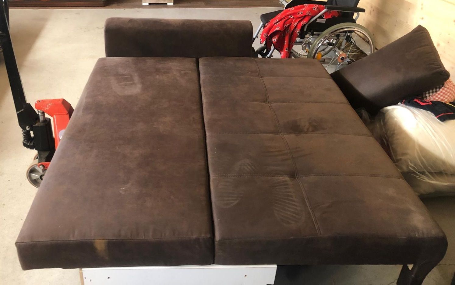 Sofas: Sofateil, ausziehbar, Mikrofaser – Gebraucht aus Häusernmoos von mar_w 2
