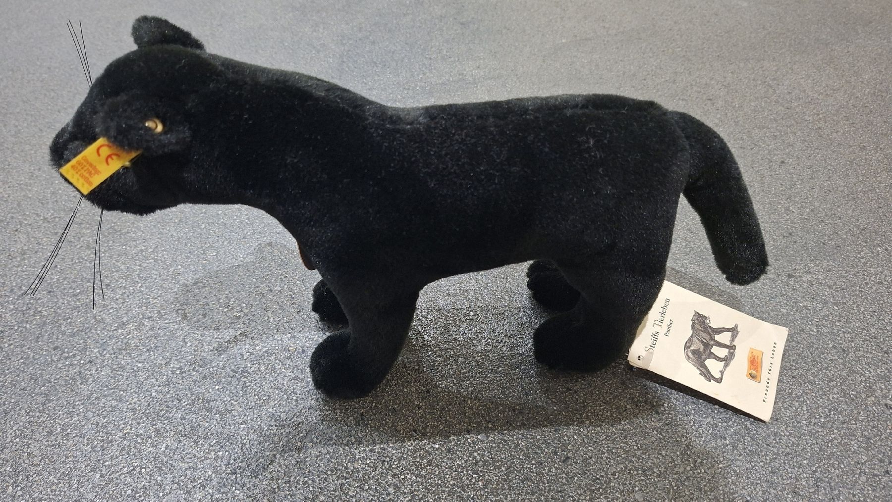 Steiff Giocattoli: Steiff Panther 065019 – Usato da Hünenberg venduto da 1902