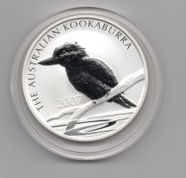 (483) Australien, 2 Unzen 2007, Kookaburra, in Kapsel