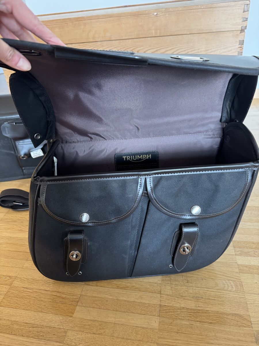 Sonstiges Fahrzeugzubehör: Triumph Bonneville Satteltaschen Set – Gebraucht aus Jona von cla_n5k7 4
