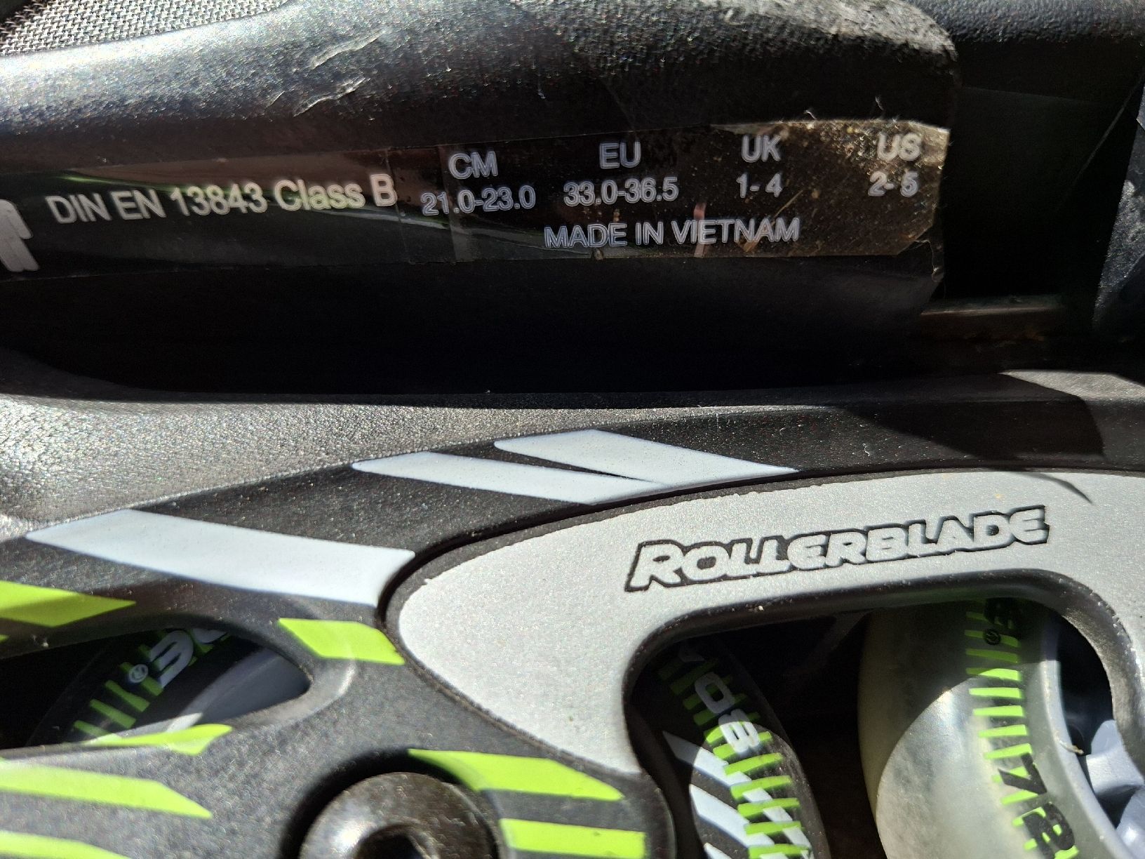 Pattini in linea & Pattini a rotelle: Rollerblade RG, taille 33-36.5, – Usato da Fully venduto da Kalya 4