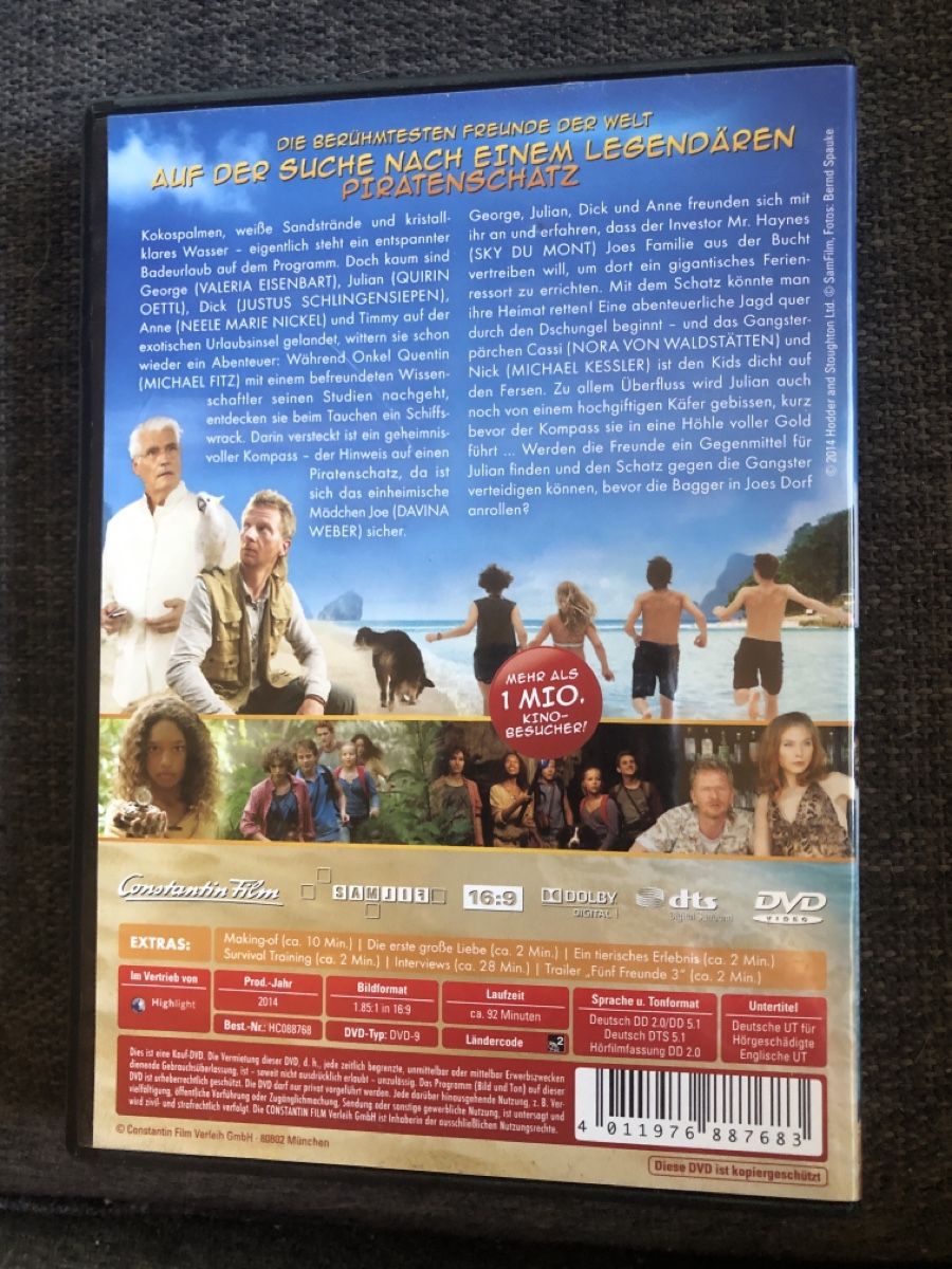 Tutti i DVDs: DVD, FÜNF FREUNDE 3 – Usato da Balsthal venduto da Katzenfan99 1