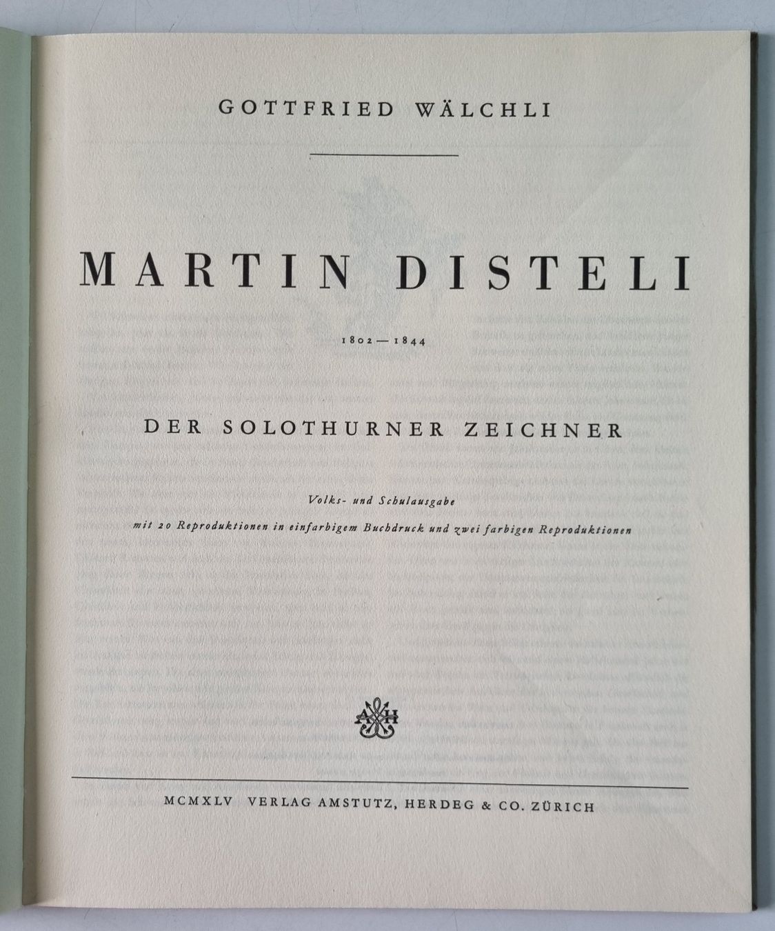 Libri: Martin Disteli Bücher + Broschüren – Usato da Olten venduto da Jurablick12 1
