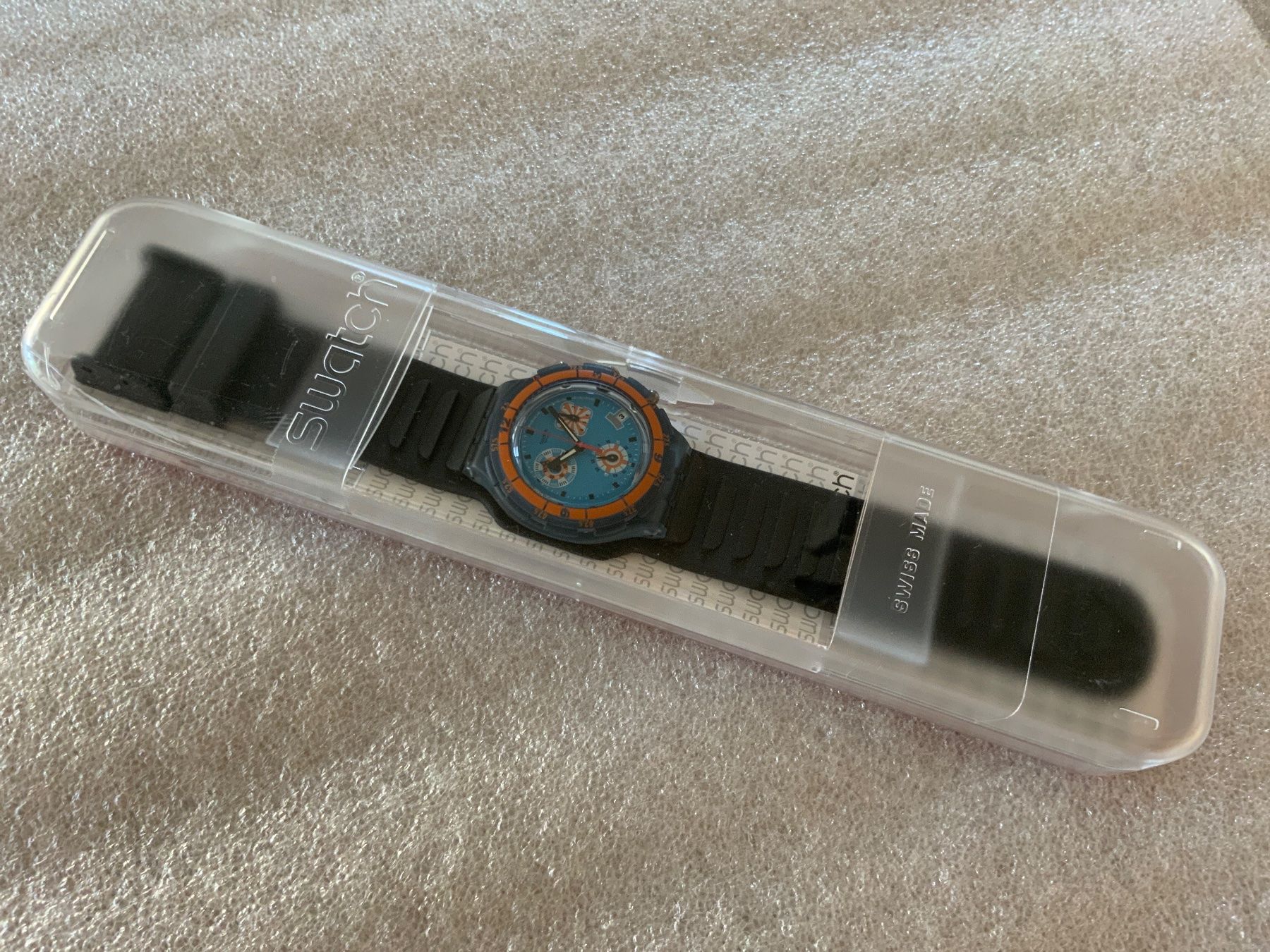 Swatch Uhren: Swatch Aqua Chrono TRACKING - ungetragen - VINTAGE – Neu und originalverpackt aus Wettswil von rotonda 1