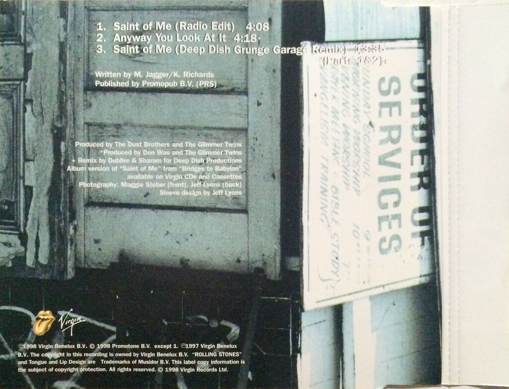 CD: ROLLING STONES - SAINT OF ME CD2 – Usato da Bottens venduto da hotter-than-hell 1