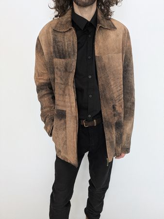 Herren Lederjacke FRIZZI, Grösse L, Top Zustand!