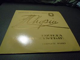 Schallplatte Fryderyk Chopin, Dziela Wszystkie, Complete