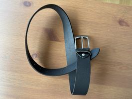 Ledergürtel - Marke VOLMER, NEU, Grösse 90, Schwarz