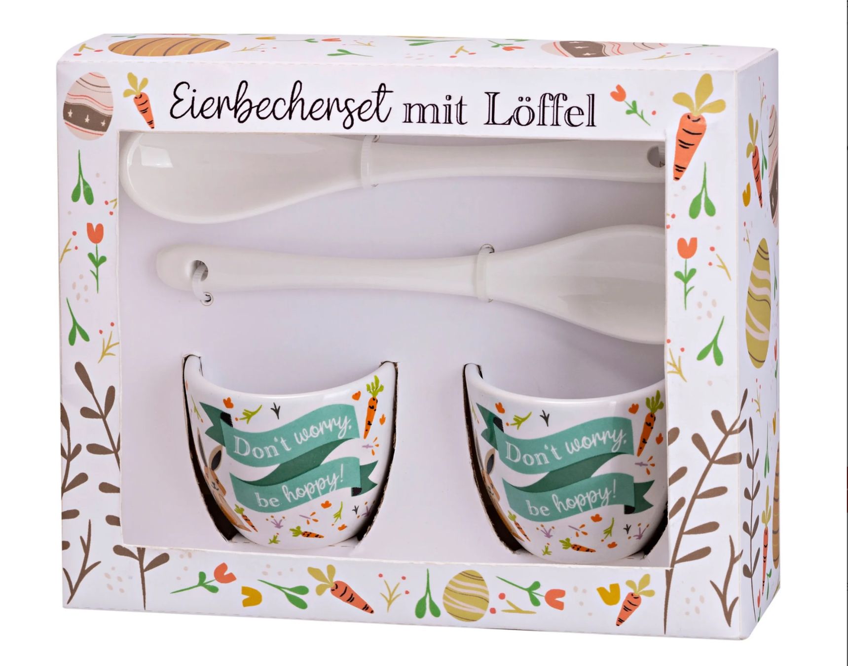 Altre Stoviglie: Geschenkset "Eierbecher & Löffel" 4-teilig – Nuovo e nell'imballaggio originale da Wagenhausen venduto da Svema 2