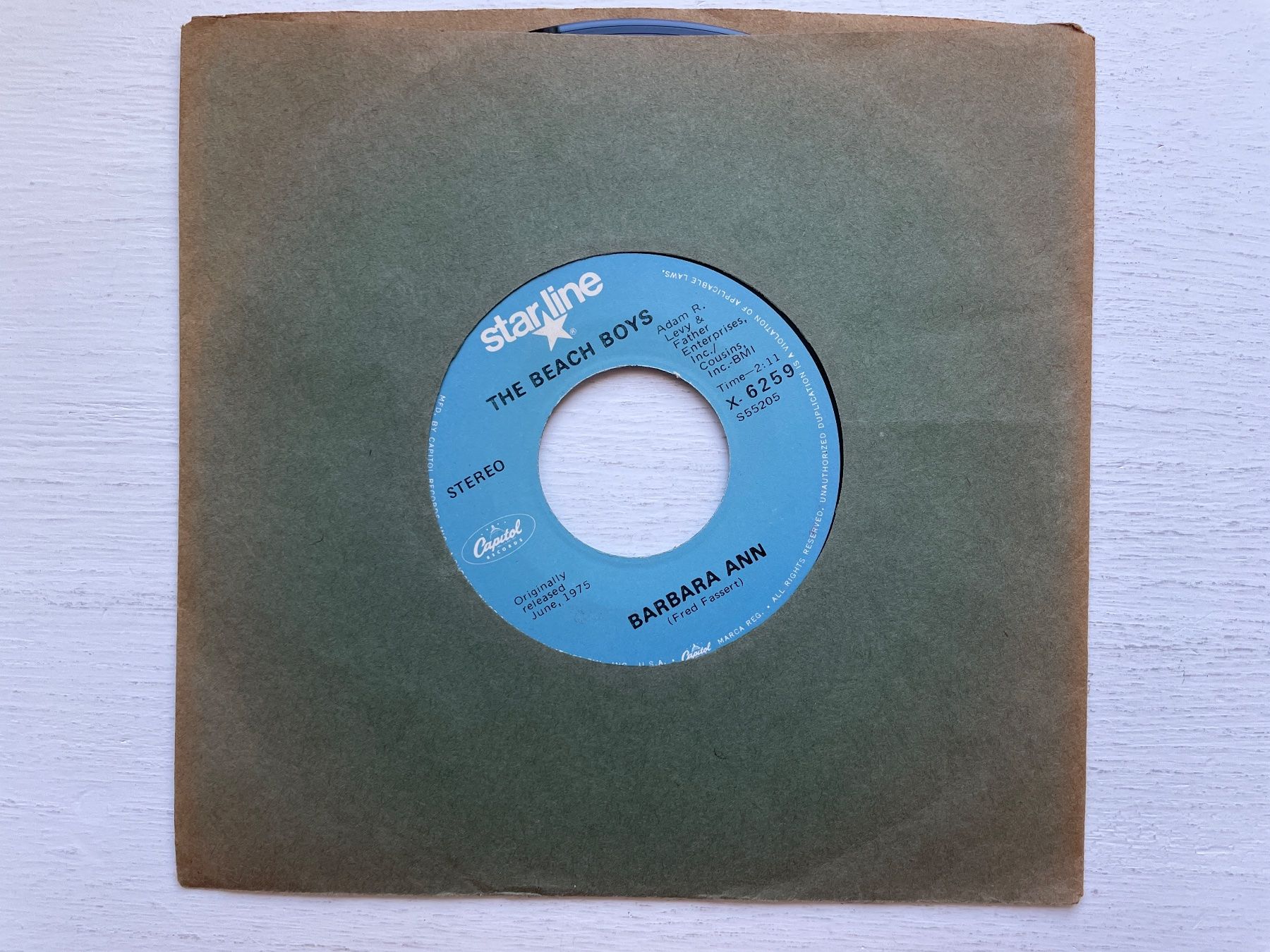 Dischi in vinile: Beach Boys - Barbara Ann - 7" Single, 1975 – Usato da Zürich venduto da Andy_t71